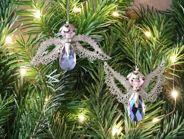 630 Bastelset Perlen-Engel "Emilia" silber